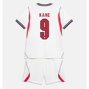 Englanti Harry Kane #9 Jalkapallovaatteet Lasten Kotipeliasu MM-kisat 2026 Lyhythihainen (+ Lyhyet housut)